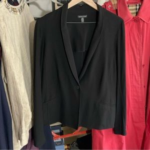 Eileen Fisher black fitted stretchy Jacket, EUC, LG, Nordstrom